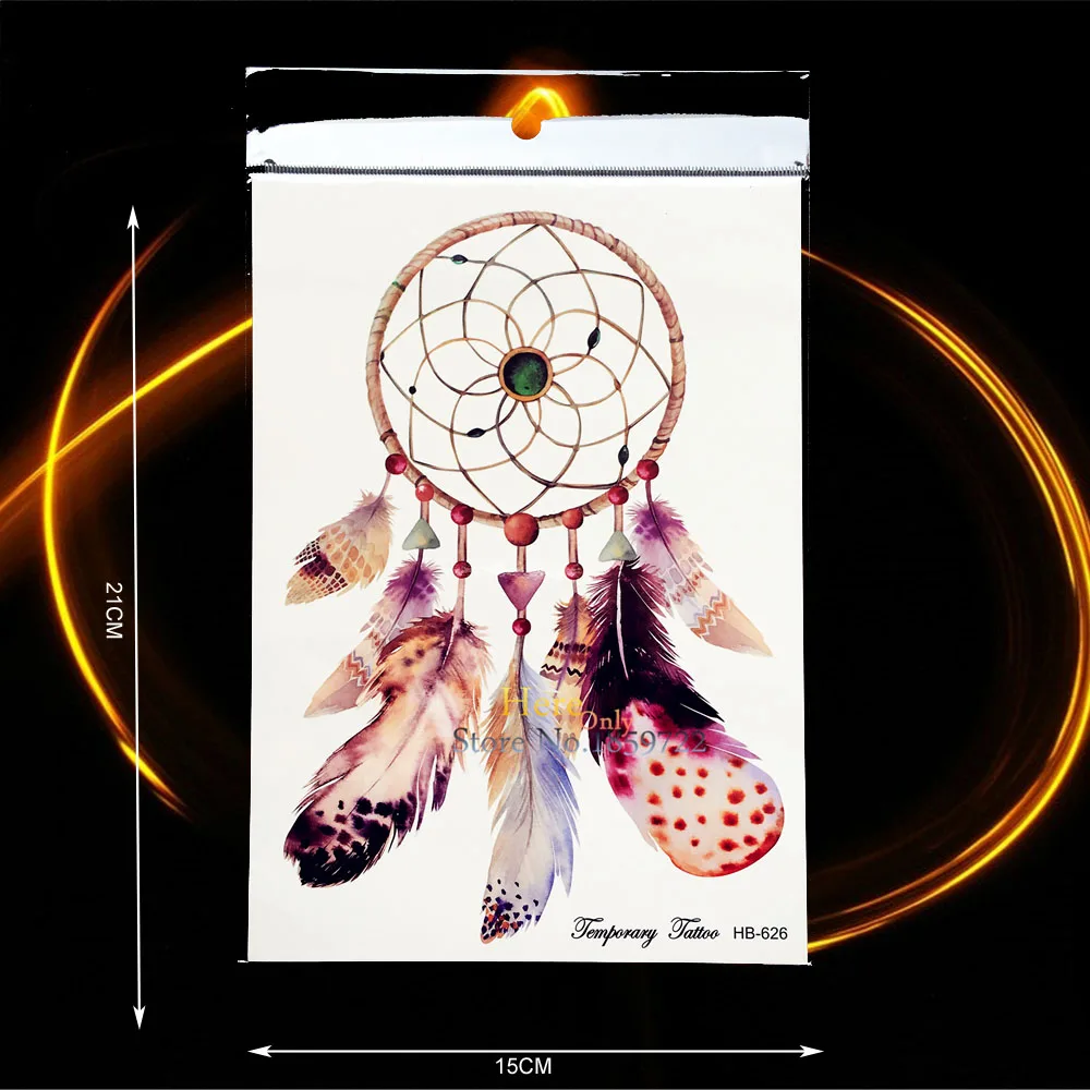 Waterproof Dreamcatcher Temporary Tattoo Sticker DIY Men Women Body Art Indian Dream Cather Feather Tattoo Sleeve Sticker HHB626
Waterproof Dreamcatcher Temporary Tattoo Sticker DIY Men Women Body Art Indian Dream Cather Feather Tattoo Sleeve Sticker HHB626