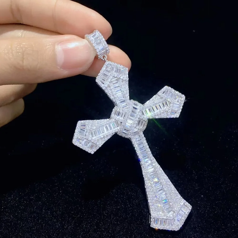 925 sterling silver with cubic zircon cross pendant high quality christian religious fine women jewelry free shipping classic
925 sterling silver with cubic zircon cross pendant high quality christian religious fine women jewelry free shipping classic