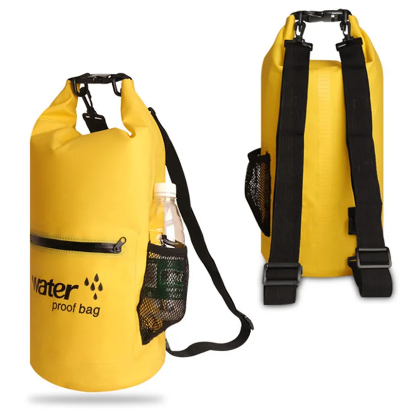 10/20L PVC Waterproof Bag Storage Dry Bag Swimming Bag for Canoe Kayak Rafting Camping River Trekking with Exterior Zip Pocket
10/20L PVC Waterproof Bag Storage Dry Bag Swimming Bag for Canoe Kayak Rafting Camping River Trekking with Exterior Zip Pocket