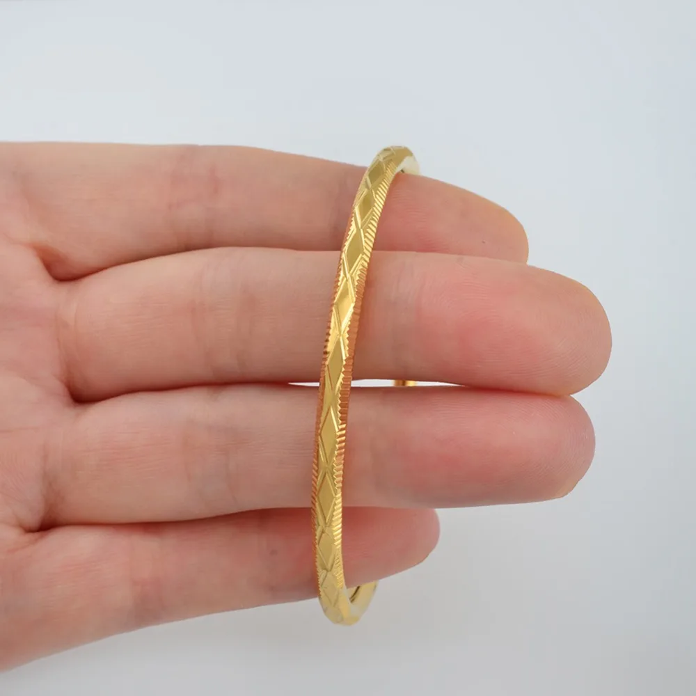 Anniyo 1 шт./открытые золотые браслеты для женщин девушек золотой цвет эфиопские