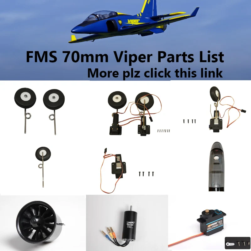 Набор запчастей FMS 70 мм Viper для воздуховодов, комплект шасси для удержания двигателя ESC, сервопривода, навес и т. д., модель самолета на радиоуп...
Набор запчастей FMS 70 мм Viper для воздуховодов, комплект шасси для удержания двигателя ESC, сервопривода, навес и т. д., модель самолета на радиоуп...