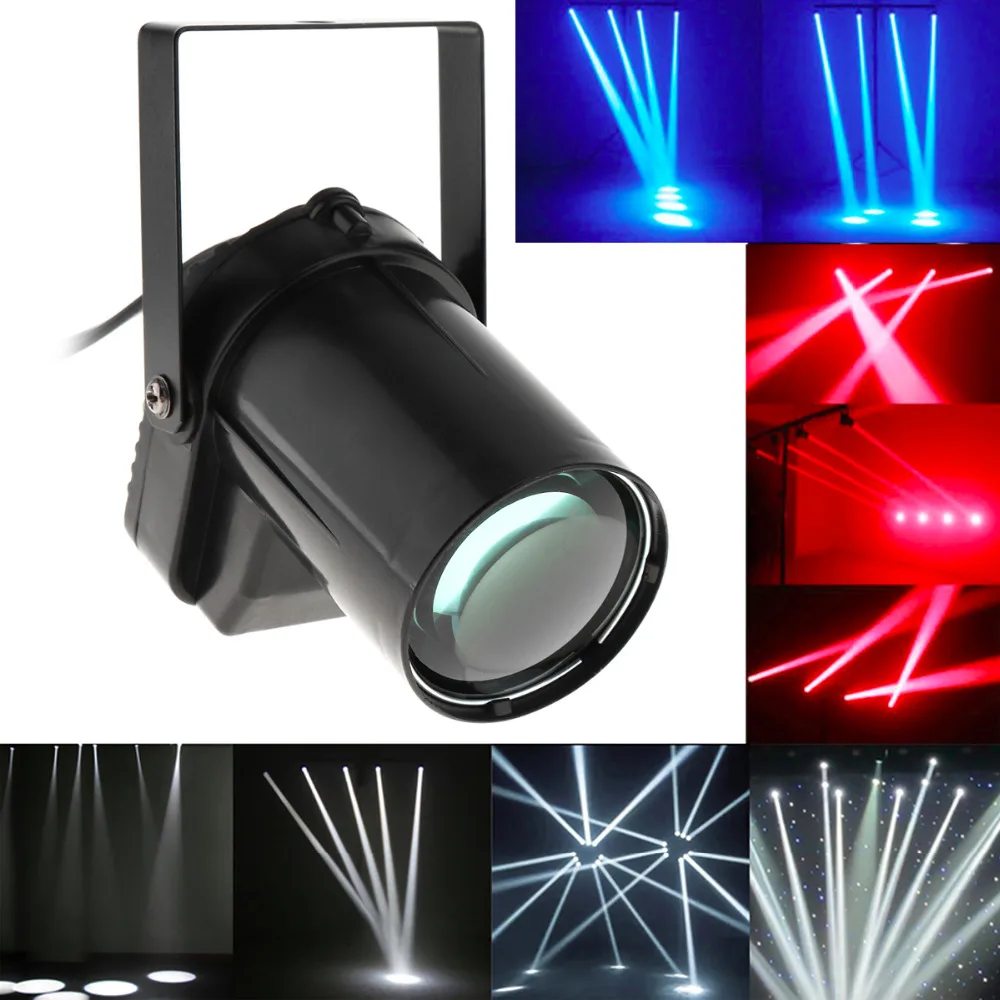 5W Red Blue White LED Beam Spotlight Stage Light Ball Rotating Pinspot Lamp for DJ Disco Bar KTV Party Stage Lighting Effect
5W Red Blue White LED Beam Spotlight Stage Light Ball Rotating Pinspot Lamp for DJ Disco Bar KTV Party Stage Lighting Effect