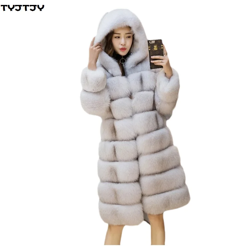 Fashion Winter Woman Coats 2021 New Winter Coat Women New SAuede Water Fox Fur Faux Fur Coat Blue Stripes Feminine Coat
Fashion Winter Woman Coats 2021 New Winter Coat Women New SAuede Water Fox Fur Faux Fur Coat Blue Stripes Feminine Coat