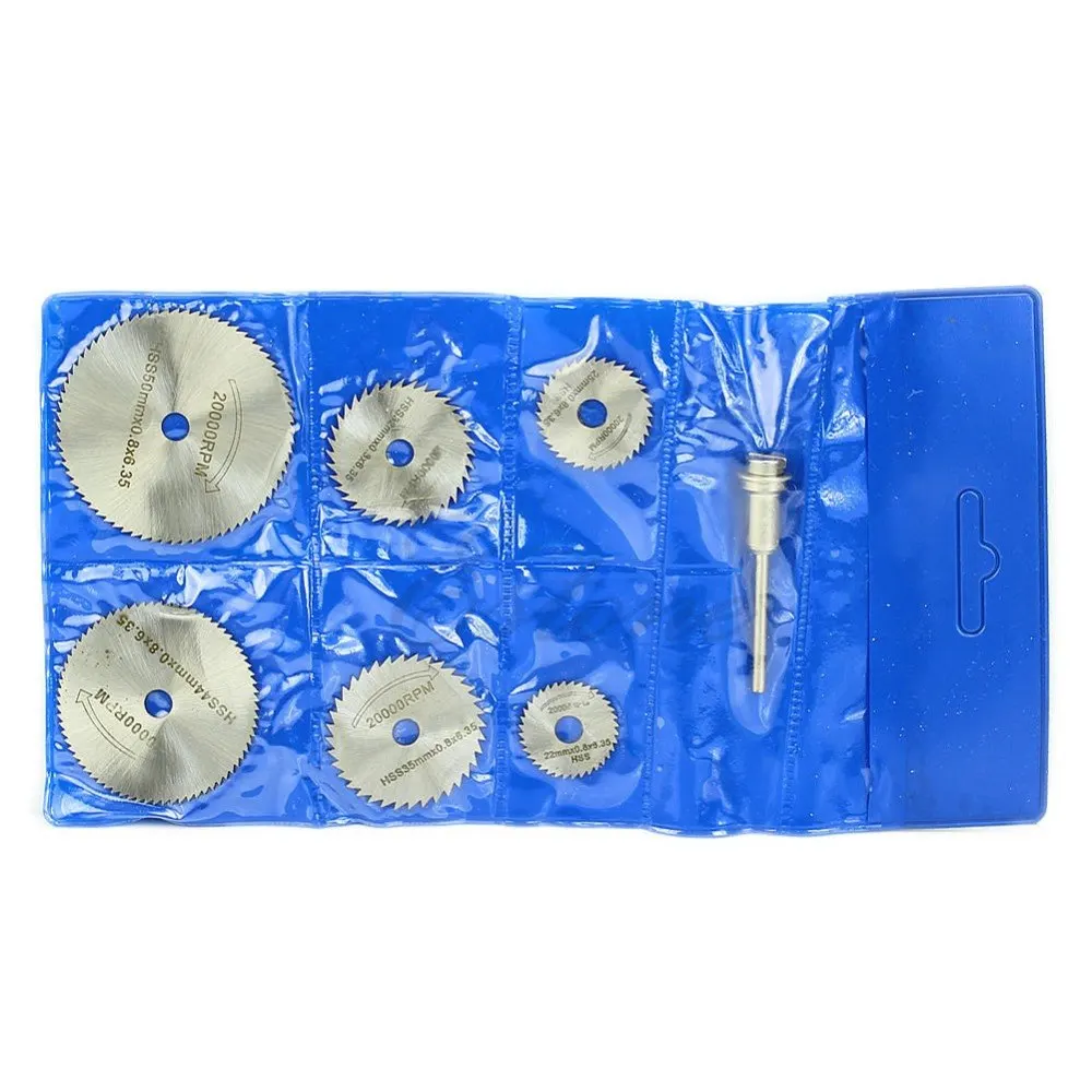 7Pcs/Lot High Quality HSS Rotary Circular Saw Blades Tool Cutting Discs Mandrel For Dremel Cutoff E3403 P0.5
7Pcs/Lot High Quality HSS Rotary Circular Saw Blades Tool Cutting Discs Mandrel For Dremel Cutoff E3403 P0.5