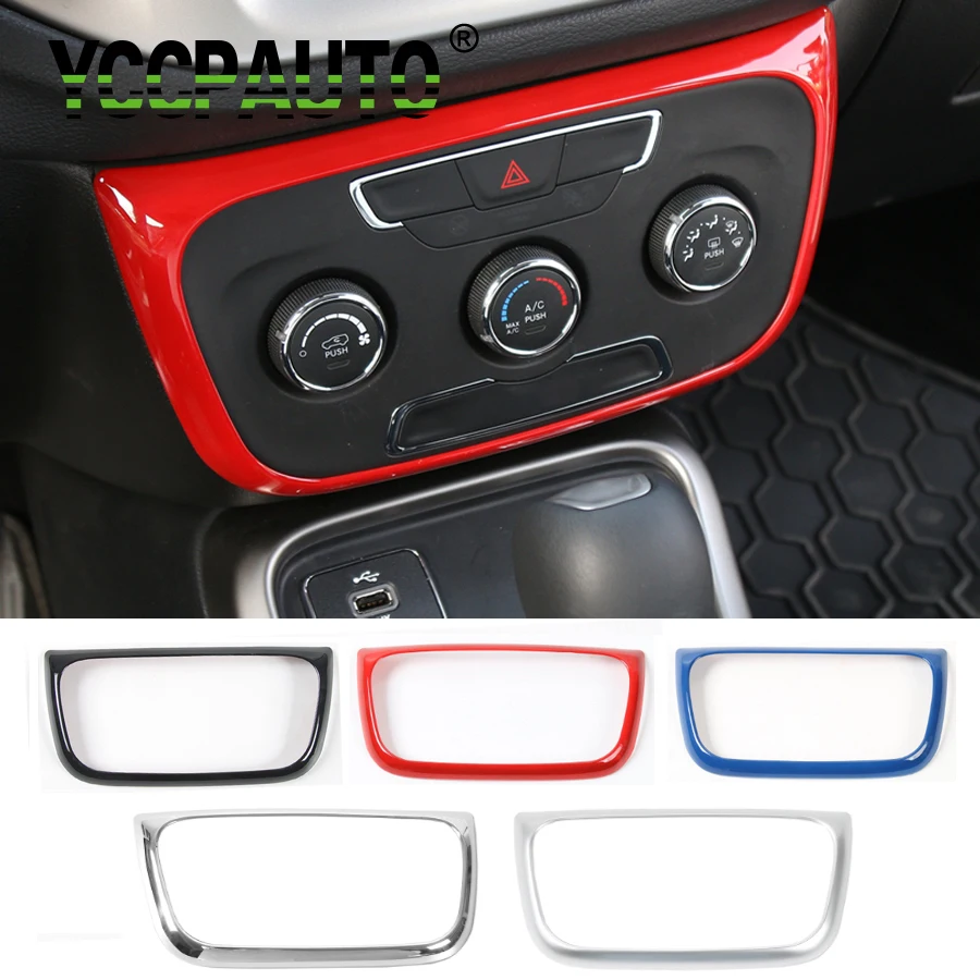 YCCPAUTO Car Styling For Jeep Compass 2017 + Air Conditioning Switch Panel Decoration ABS Chrome Interior Accessories Stickers
YCCPAUTO Car Styling For Jeep Compass 2017 + Air Conditioning Switch Panel Decoration ABS Chrome Interior Accessories Stickers