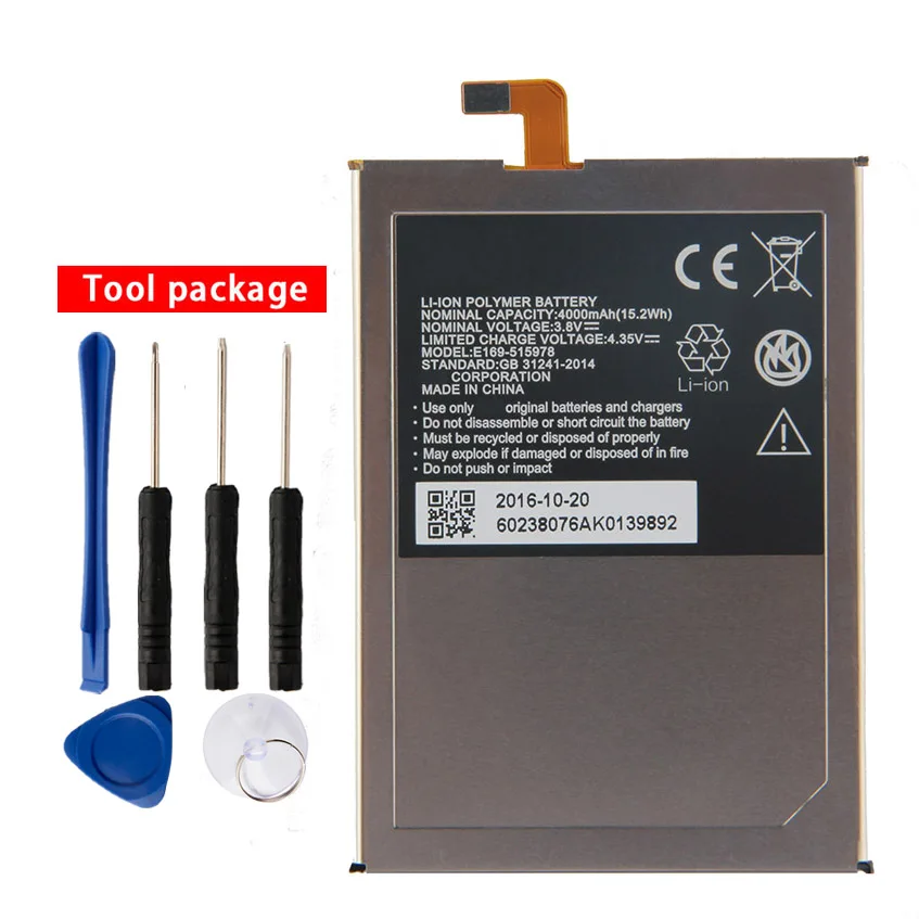 Original 515978 phone battery For ZTE Blade X3 Q519T D2 A452 E169-515978 E169 515978 4000mAh
Original 515978 phone battery For ZTE Blade X3 Q519T D2 A452 E169-515978 E169 515978 4000mAh