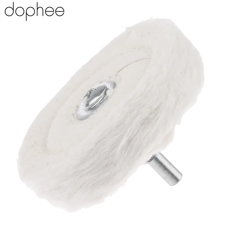

dophee Dremel Accessories 1/4" Shank 75mm /3" Cloth Polishing Mop Brush Drill Buffing Grinding Wheel Pad for Metal Jewelry 1PC