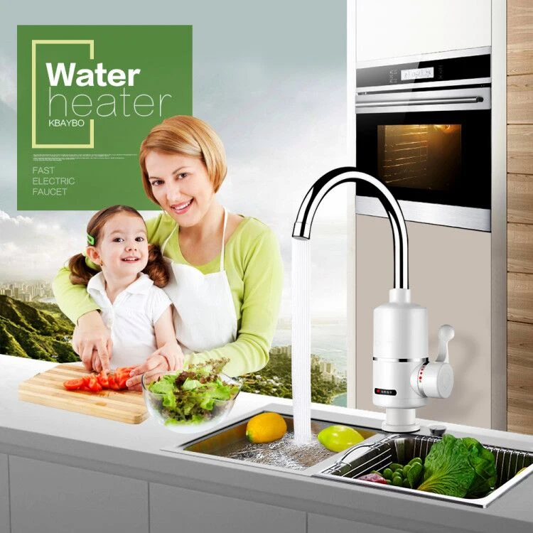 Проточный водонагреватель KBAYBO для кухни с функцией мгновенный нагрев воды