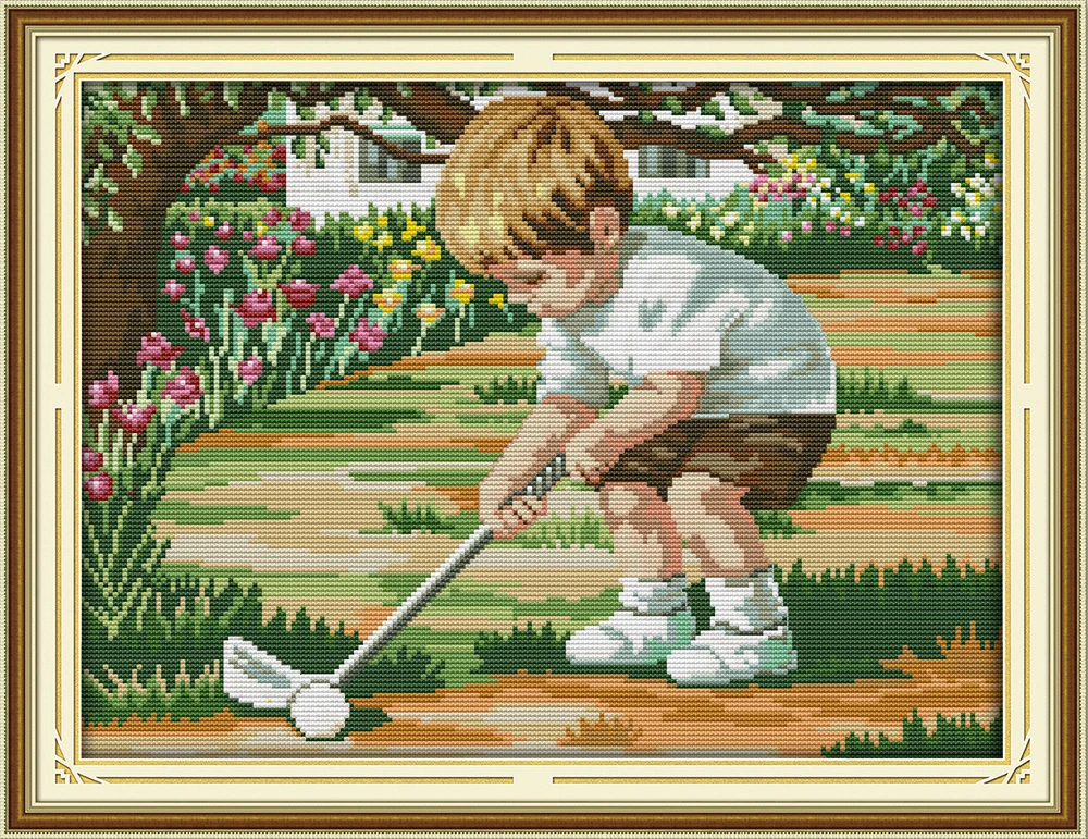 Набор для вышивки крестиком The future of golf, 18 карат, 14 карат, 11 карат, печать на холсте, вышивка, рукоделие «сделай сам»
Набор для вышивки крестиком The future of golf, 18 карат, 14 карат, 11 карат, печать на холсте, вышивка, рукоделие «сделай сам»