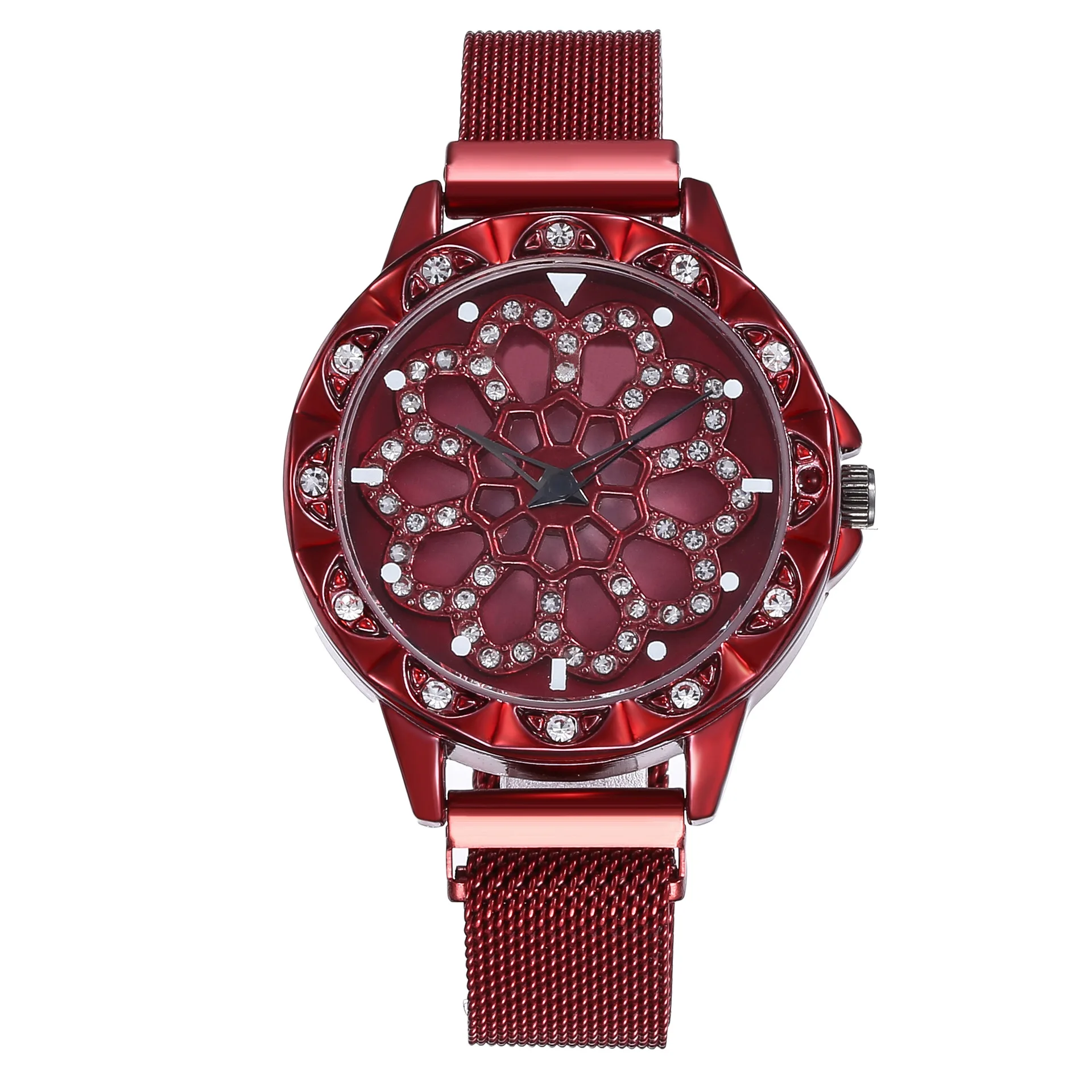 Luxury Rose Gold Watch Women Special Design 360 Degrees Rotation Diamond Dial Watches Mesh Magnet Starry Sky Ladies Watch Quartz
Luxury Rose Gold Watch Women Special Design 360 Degrees Rotation Diamond Dial Watches Mesh Magnet Starry Sky Ladies Watch Quartz