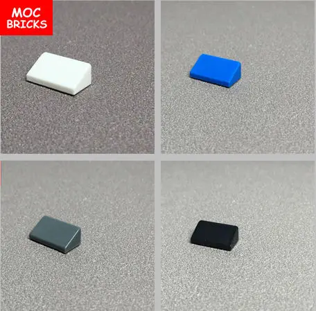 200 шт./лот MOC кирпичи Сделай Сам красочный наклон 30 1x2x2/3 подходит для 85984
