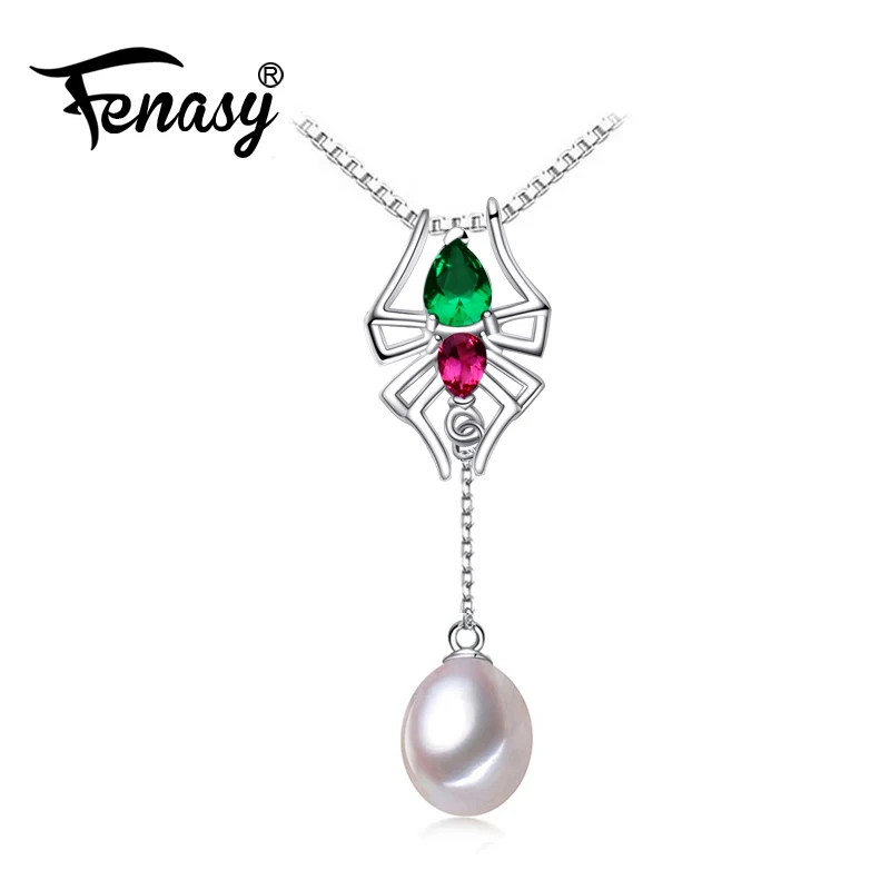 FENASY drop Pearl pendant ruby earrings Pearl Jewelry Women 925 sterling silver Punk pendant Charm long Bohemia spider pendant
FENASY drop Pearl pendant ruby earrings Pearl Jewelry Women 925 sterling silver Punk pendant Charm long Bohemia spider pendant