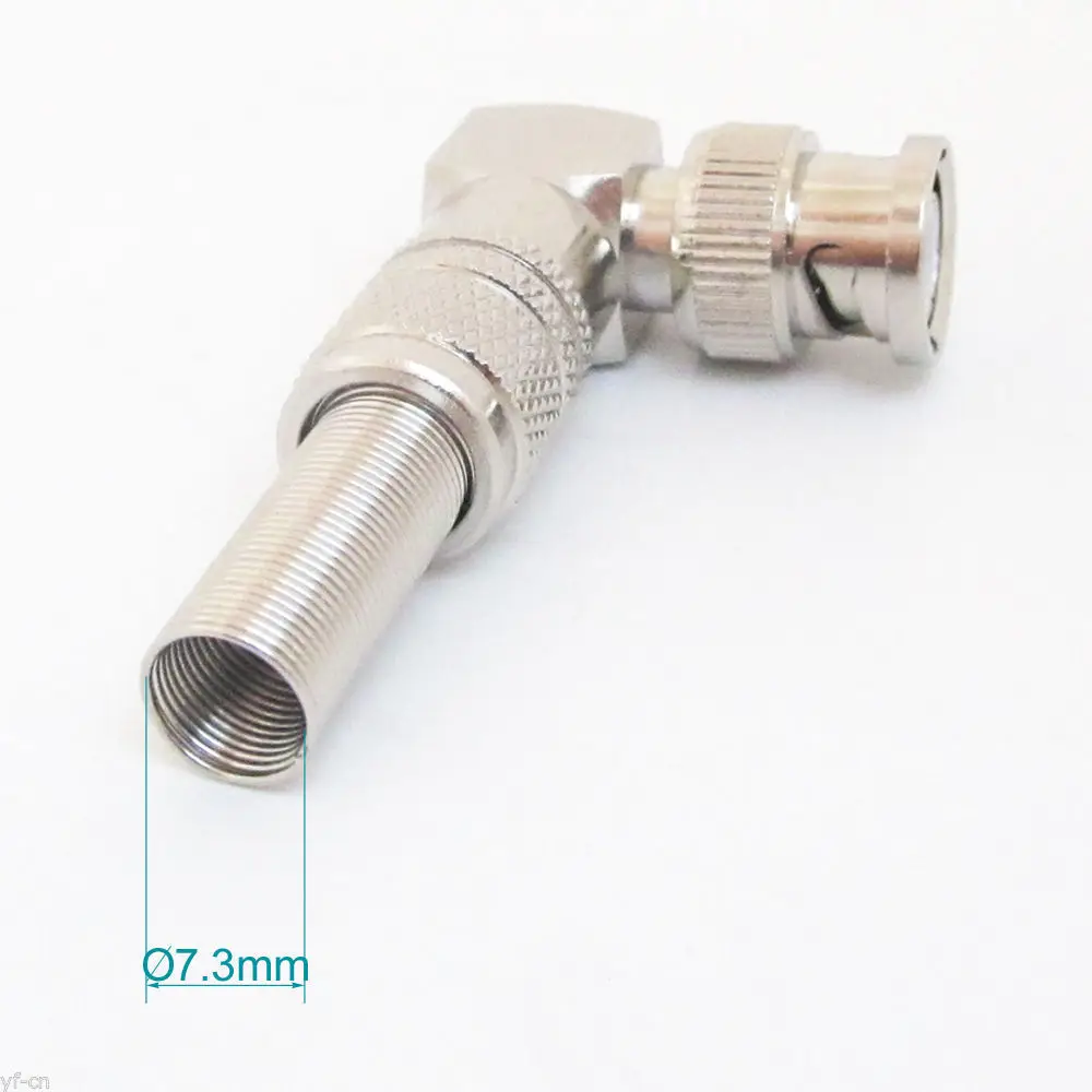 4pcs BNC Male Right Angle 90 Degrees Solder Connector for RG5 RG6 LMR300 RG212 Cable
4pcs BNC Male Right Angle 90 Degrees Solder Connector for RG5 RG6 LMR300 RG212 Cable