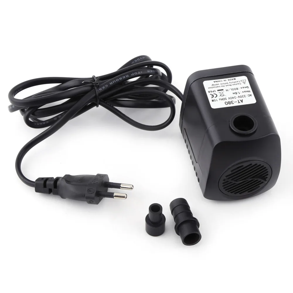 15W Submersible Water Fountain 220V Aquarium Air Pump 800L/H Ultra-Quiet Circulation Pond For Fish Tank
15W Submersible Water Fountain 220V Aquarium Air Pump 800L/H Ultra-Quiet Circulation Pond For Fish Tank