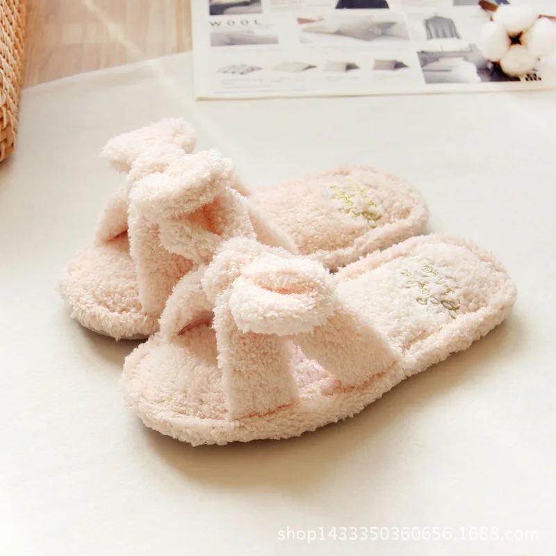 Women Slippers BOW Shoes Non-slip Soft Winter Warm House Slippers Indoor Bedroom Platform Floor Shoes
Women Slippers BOW Shoes Non-slip Soft Winter Warm House Slippers Indoor Bedroom Platform Floor Shoes