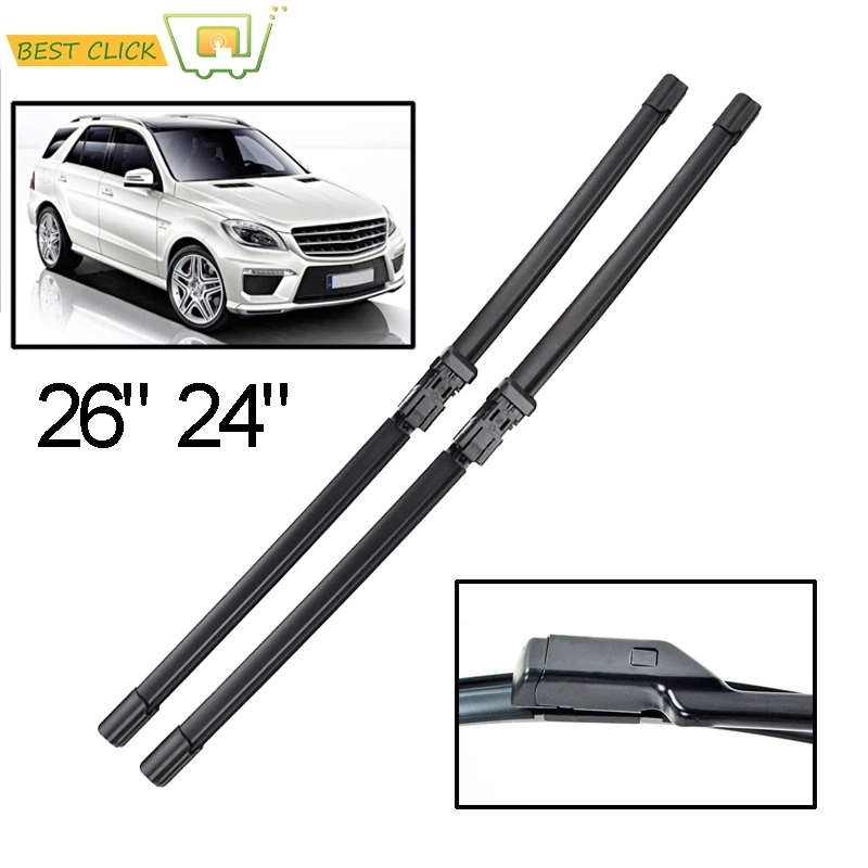 Щетки стеклоочистителя Misima для Mercedes Benz M ML GLE Class ML350 ML400 ML550 ML63 W166 2011