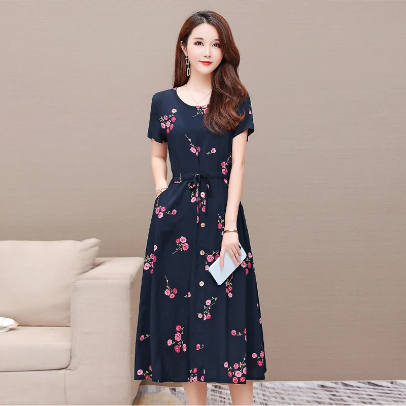 Women long Dresses Summer Vintage Floral Print dress Plus size 5XL Vestidos 2019 elegant Ladies Dress Beach Long Robe Femme
Women long Dresses Summer Vintage Floral Print dress Plus size 5XL Vestidos 2019 elegant Ladies Dress Beach Long Robe Femme