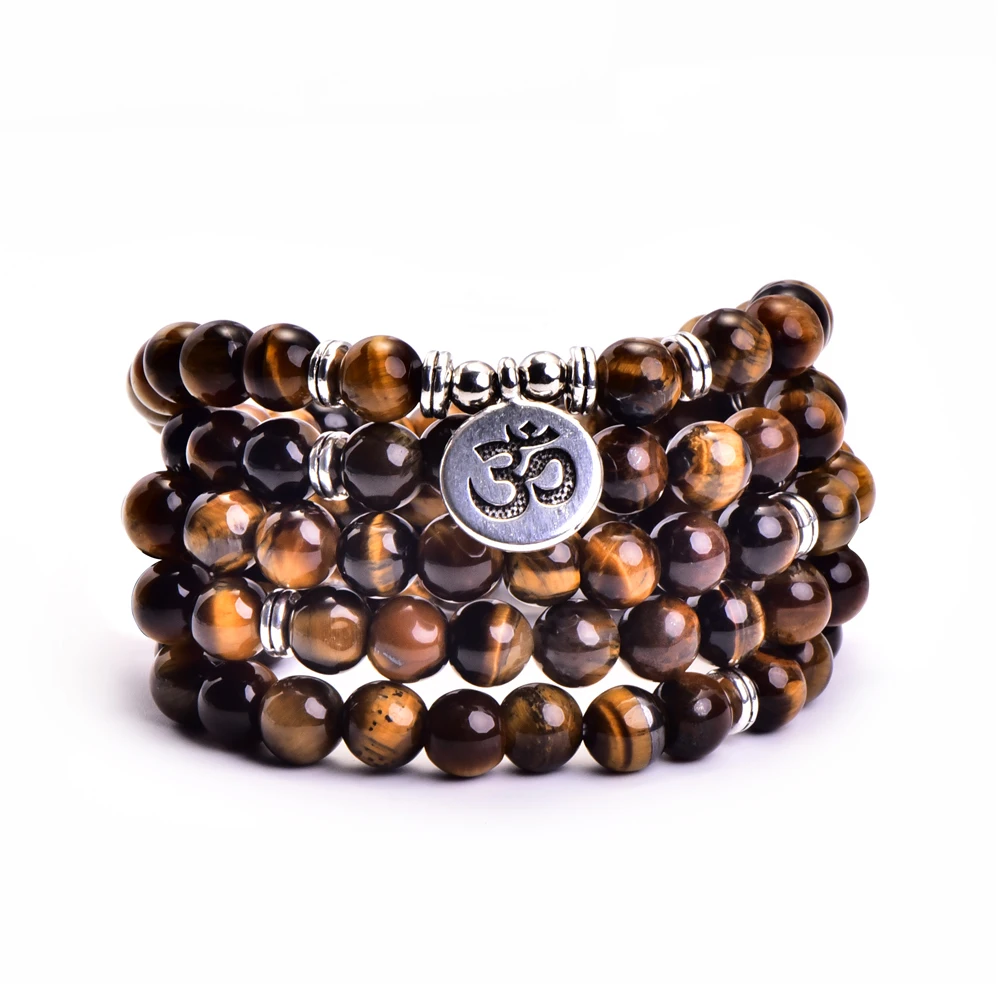 108 Bead Yoga Bracelet & Necklace Tiger Eyes Stone with Lotus OM Buddha Life Tree Charm Handmade Bracelet Wholesale Dropshipping
108 Bead Yoga Bracelet & Necklace Tiger Eyes Stone with Lotus OM Buddha Life Tree Charm Handmade Bracelet Wholesale Dropshipping