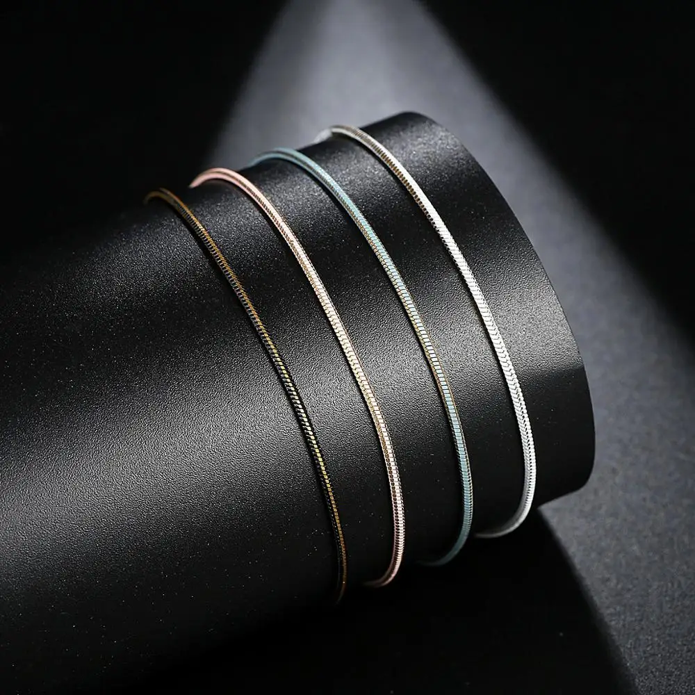 Colorful Metal Adjustable Bracelets For Women Gold Rhodium Black Bracelet Snake Chain Fashion Jewelry
Colorful Metal Adjustable Bracelets For Women Gold Rhodium Black Bracelet Snake Chain Fashion Jewelry