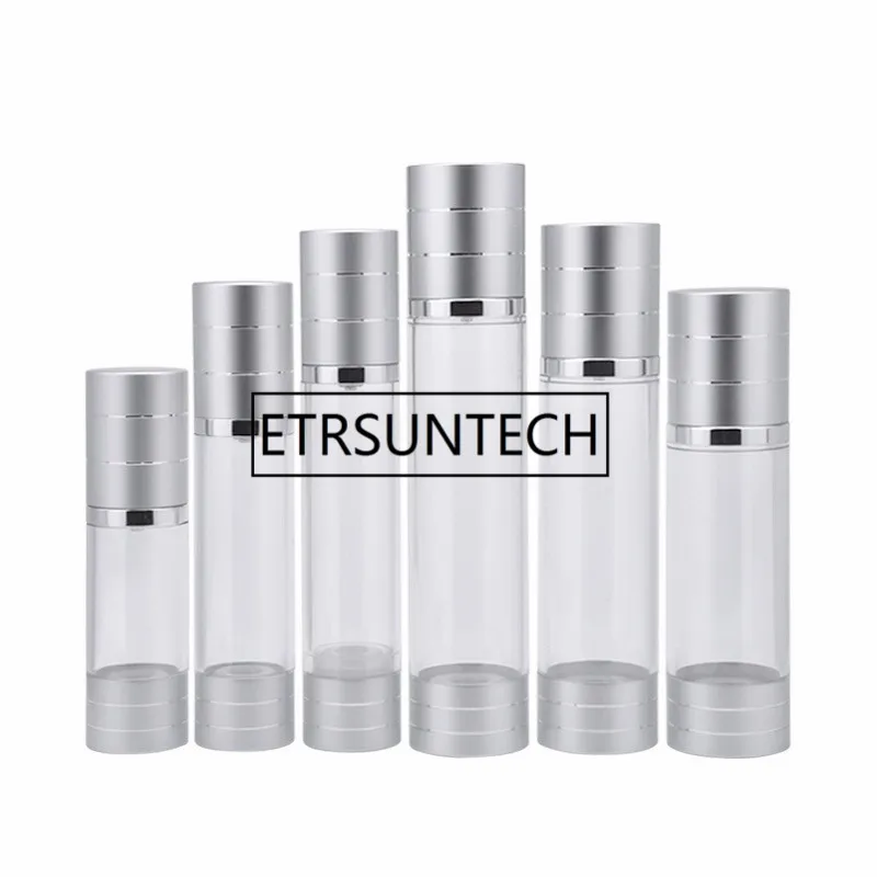 15ml 30ml 50ml 80ml 100ml Airless bottle high quality AS Vacuum Pump Bottles Silver Lotion Bottles used For Cosmetic Container
15ml 30ml 50ml 80ml 100ml Airless bottle high quality AS Vacuum Pump Bottles Silver Lotion Bottles used For Cosmetic Container