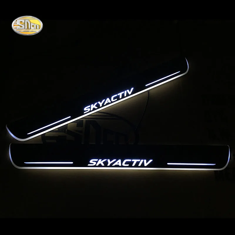 SNCN LED door sill Led moving lights door scuff plate welcome door sill pedal for Mazda 3 2009-2016
SNCN LED door sill Led moving lights door scuff plate welcome door sill pedal for Mazda 3 2009-2016