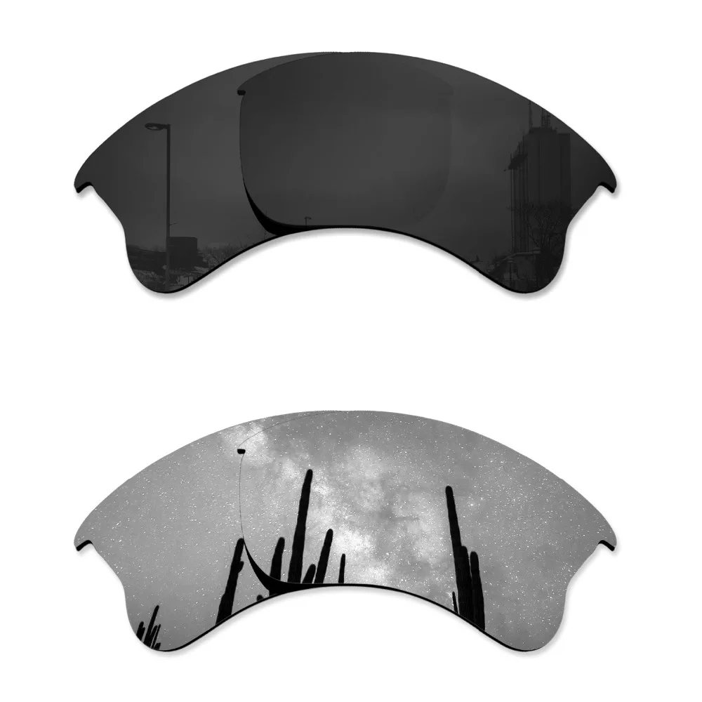 Glintbay 2 Pairs Polarized Sunglasses Replacement Lenses for Oakley Flak Jacket XLJ Stealth Black and Silver Titanium
Glintbay 2 Pairs Polarized Sunglasses Replacement Lenses for Oakley Flak Jacket XLJ Stealth Black and Silver Titanium