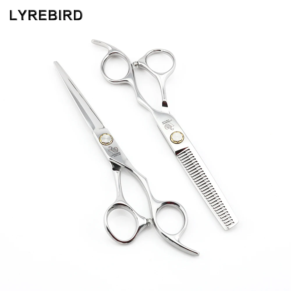 Professional barber scissors 6 INCH Hair scissors Bearing screw Sword blade Lyrebird HIGH CLASS Wholesale 5SETS/LOT NEW
Professional barber scissors 6 INCH Hair scissors Bearing screw Sword blade Lyrebird HIGH CLASS Wholesale 5SETS/LOT NEW