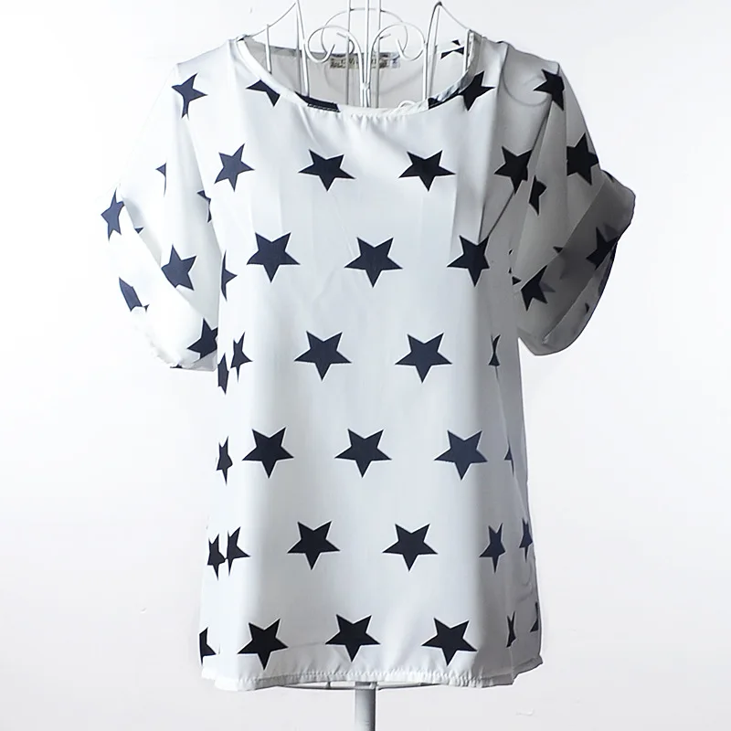 Liva Girl Summer Women's Popular Explosion Large Size Round Neck Top Bird Print Short Sleeve Comfort Chiffon Shirt
Liva Girl Summer Women's Popular Explosion Large Size Round Neck Top Bird Print Short Sleeve Comfort Chiffon Shirt