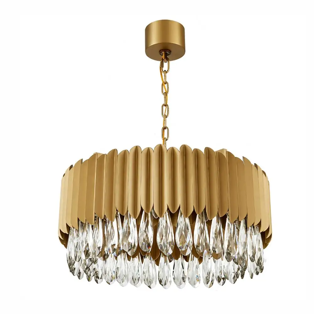 Modern Crystal LED Foyer Pendant Lights Gold Stainless Steel Bedroom Hall Round Pendant Lamp Hanging Light Fixtures Loft Deco
Modern Crystal LED Foyer Pendant Lights Gold Stainless Steel Bedroom Hall Round Pendant Lamp Hanging Light Fixtures Loft Deco
