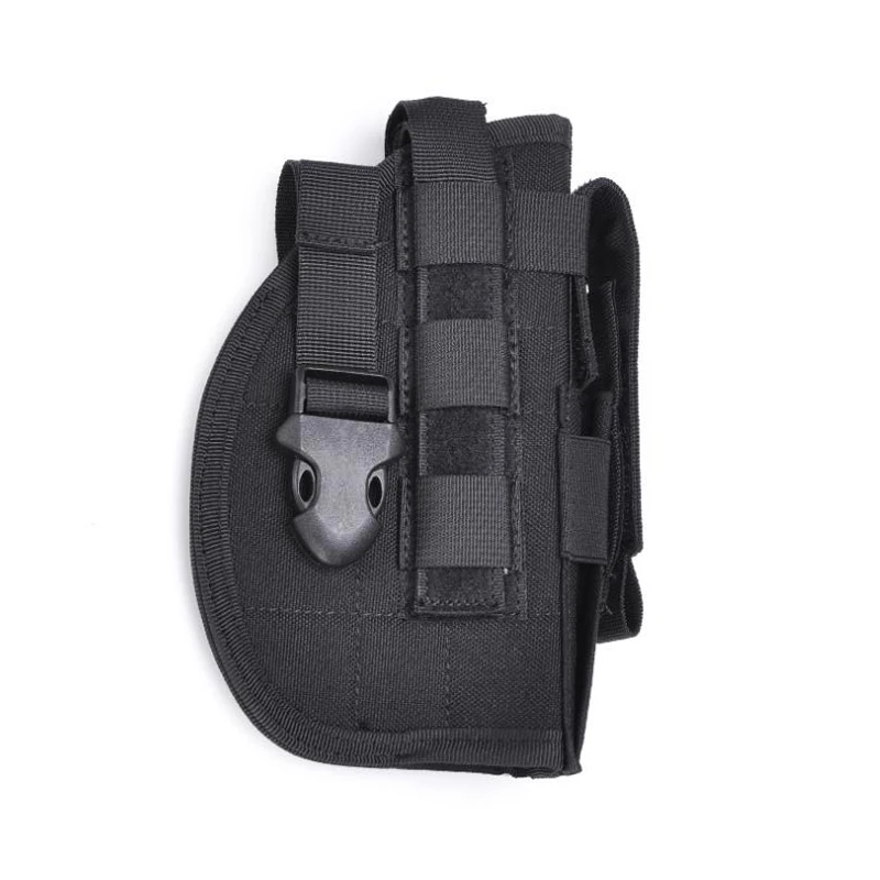 

Right Hand Waist Holsters With Mag Pouch Pistol Hand Gun Holder Quick Release Molle System Tactical Univeral Belt Holster