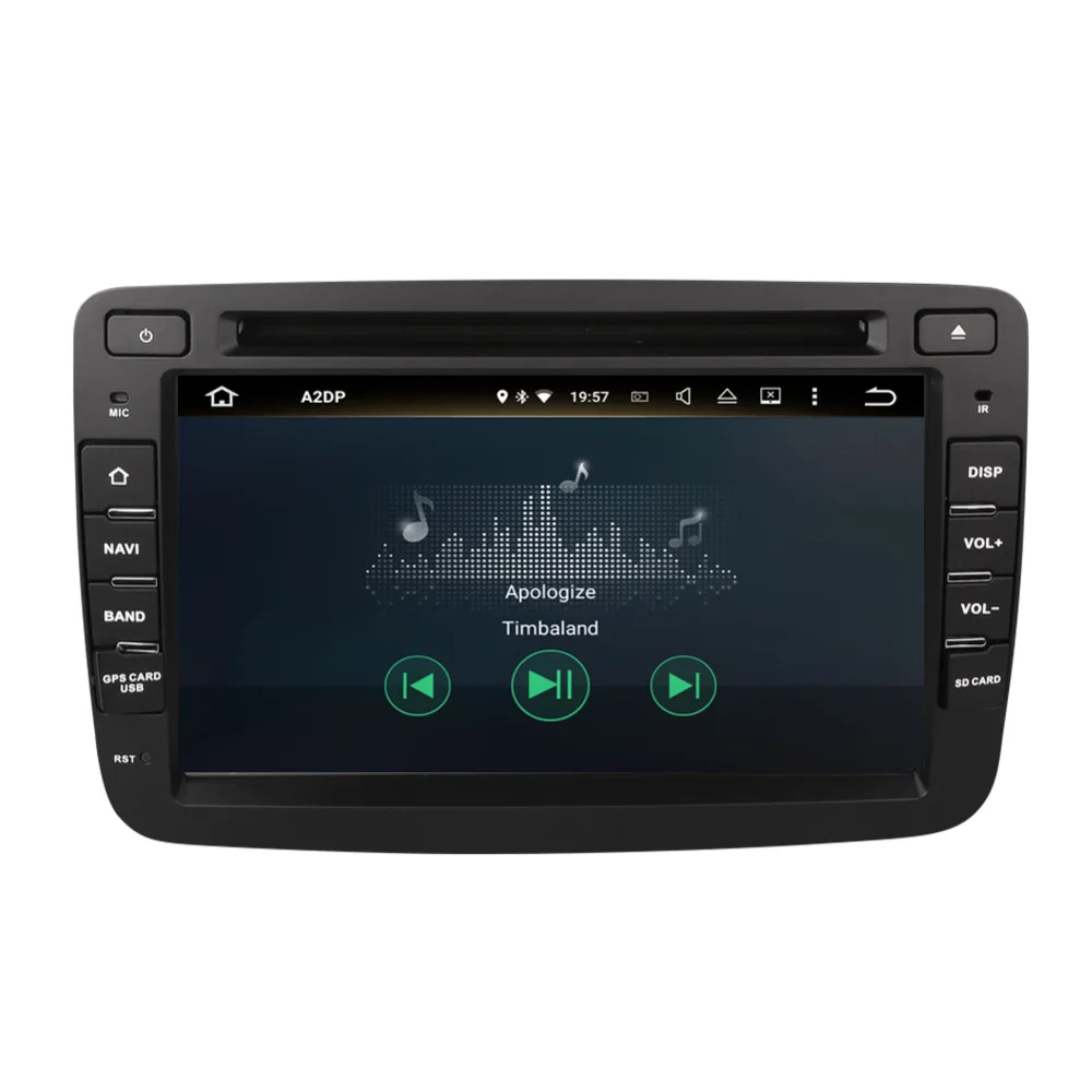 Автомобильный GPS навигатор 7 дюймов Android 8 0 Восьмиядерный процессор 4 Гб ОЗУ для