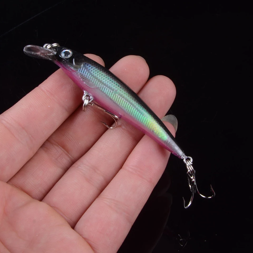 1pcs Fishing Lures Minnow 7.5cm/4.6g Fishing Hard Bait Crankbaits Isca Artificiais Pesca Sea Wobbler Swimming Baits 3D Eyes
1pcs Fishing Lures Minnow 7.5cm/4.6g Fishing Hard Bait Crankbaits Isca Artificiais Pesca Sea Wobbler Swimming Baits 3D Eyes