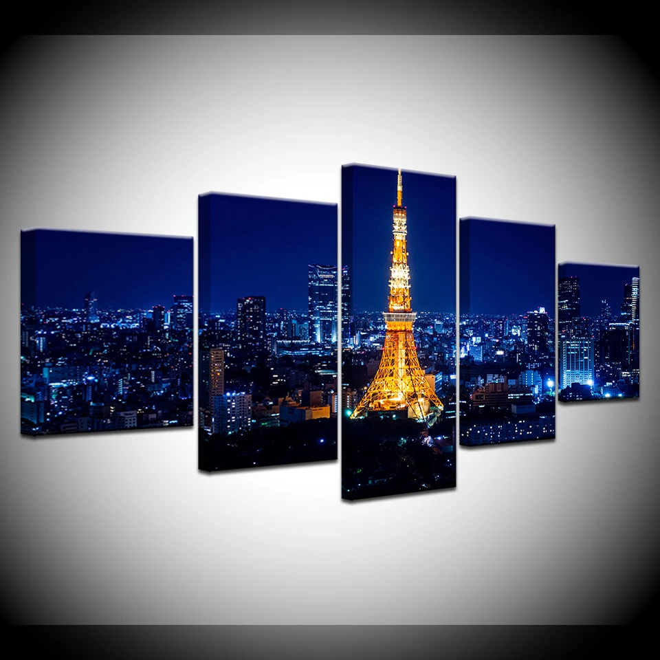 The Tower in Tokyo 5 Piece Wallpapers Art Canvas Print modern Poster Modular art painting for Living Room Home Decor
The Tower in Tokyo 5 Piece Wallpapers Art Canvas Print modern Poster Modular art painting for Living Room Home Decor