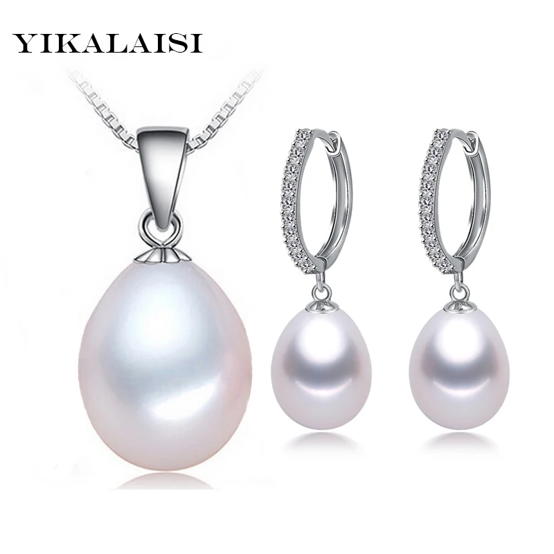 YIKALAISI 925 sterling silver jewelry natural freshwater Pearl necklace Sets pendant drop earrings for women for girls
YIKALAISI 925 sterling silver jewelry natural freshwater Pearl necklace Sets pendant drop earrings for women for girls