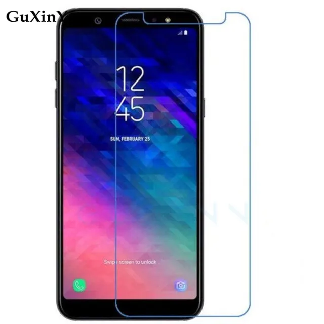 Закаленное стекло для Samsung Galaxy A7 2018 2 шт. Защитное экрана 9H с защитой от царапин