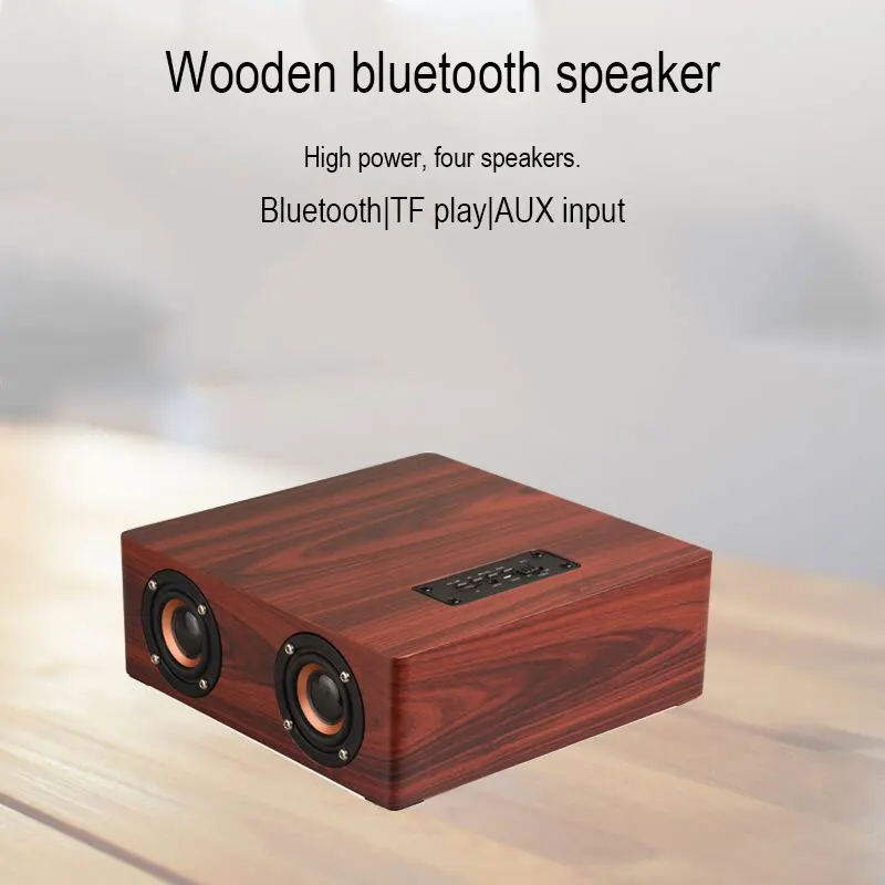Беспроводной Bluetooth-динамик Q5 Wooden, портативный сабвуфер, усилитель звука с 4 рожками для дома, уливечерние, вечеринки
Беспроводной Bluetooth-динамик Q5 Wooden, портативный сабвуфер, усилитель звука с 4 рожками для дома, уливечерние, вечеринки