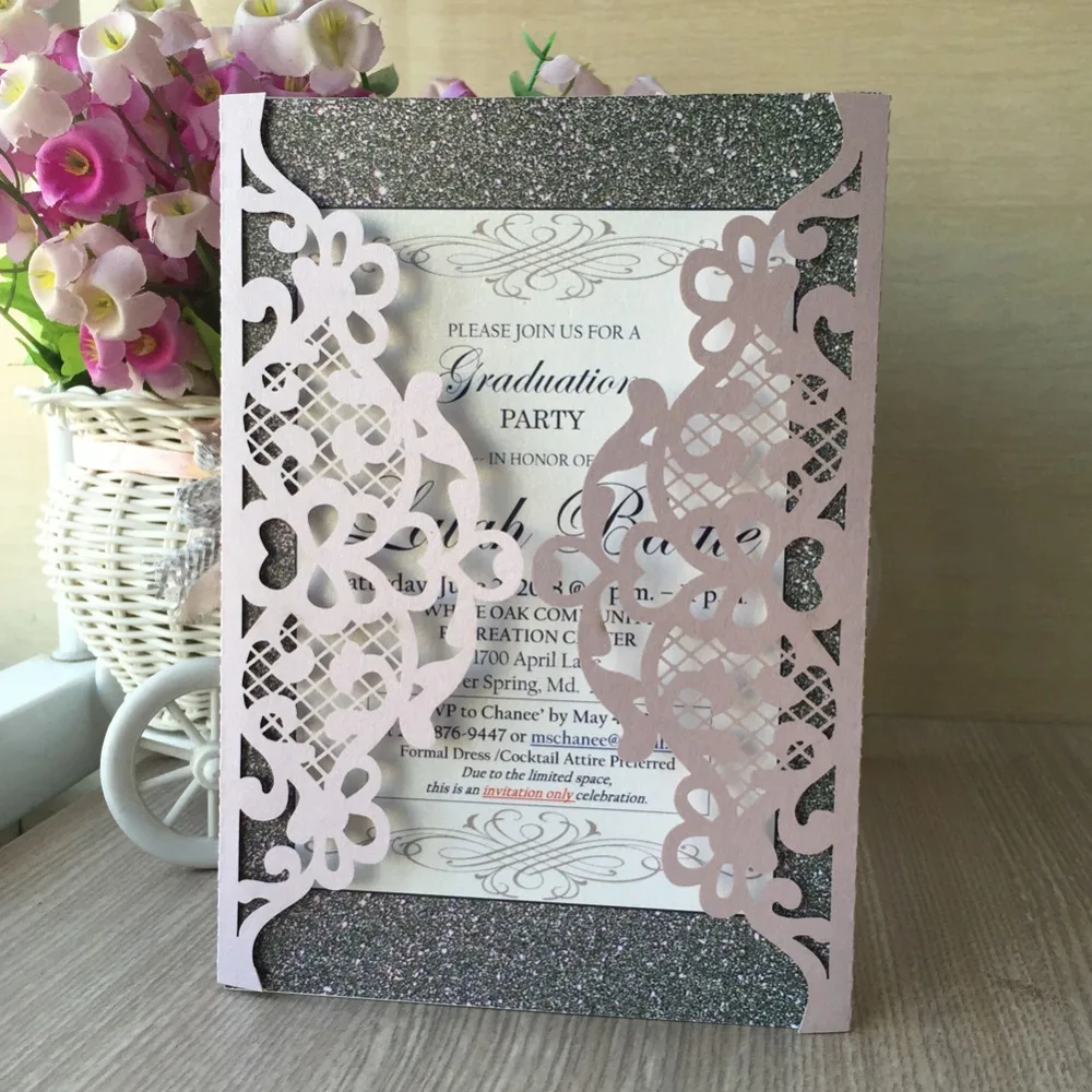 20pcs Hollow Lace Pattern Wedding Invitation Cards Card Paper and Cover Kit for Wedding Birthday Shower Party decoration
20pcs Hollow Lace Pattern Wedding Invitation Cards Card Paper and Cover Kit for Wedding Birthday Shower Party decoration