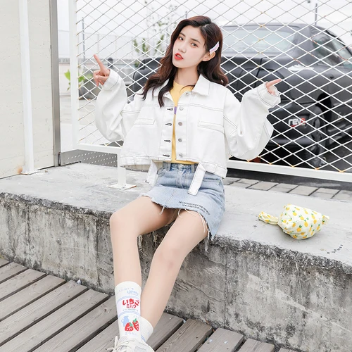 2019 Femininas Spring Brief Vintage Casual Jacket Fashion Chic Single Breasted Bomber Jacket Brief Loose Jacket Women
2019 Femininas Spring Brief Vintage Casual Jacket Fashion Chic Single Breasted Bomber Jacket Brief Loose Jacket Women