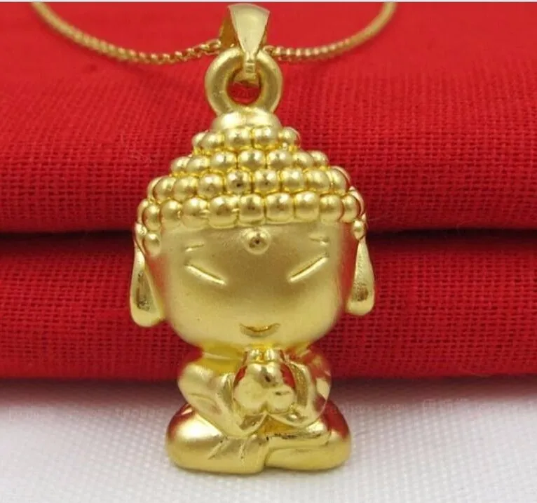 New Pure 24K Yellow Gold Pendant / 3D Craft Lucky Lovely Buddha Pendant / 2.75g
New Pure 24K Yellow Gold Pendant / 3D Craft Lucky Lovely Buddha Pendant / 2.75g