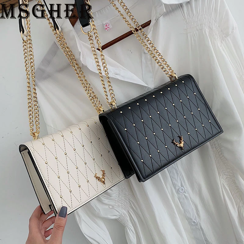 MSGHER Mini Shoulder Bags Women Plaid Chain Small Square Bags Female Fashion Diamonds Crossbody Bags with PU Synthetic Leather
MSGHER Mini Shoulder Bags Women Plaid Chain Small Square Bags Female Fashion Diamonds Crossbody Bags with PU Synthetic Leather