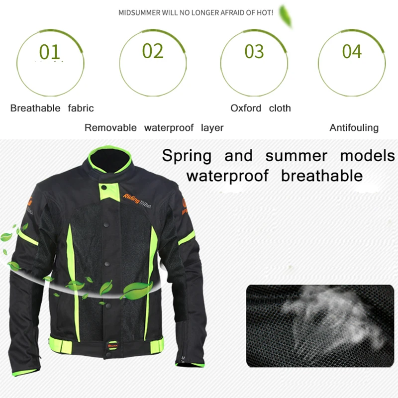 Riding Tribe Motorcycle Racing Jacket Moto Motocross Dirt Bike Jacket Protect Gear Offroad Jaqueta Motoqueiro Summer Winter JK37
Riding Tribe Motorcycle Racing Jacket Moto Motocross Dirt Bike Jacket Protect Gear Offroad Jaqueta Motoqueiro Summer Winter JK37