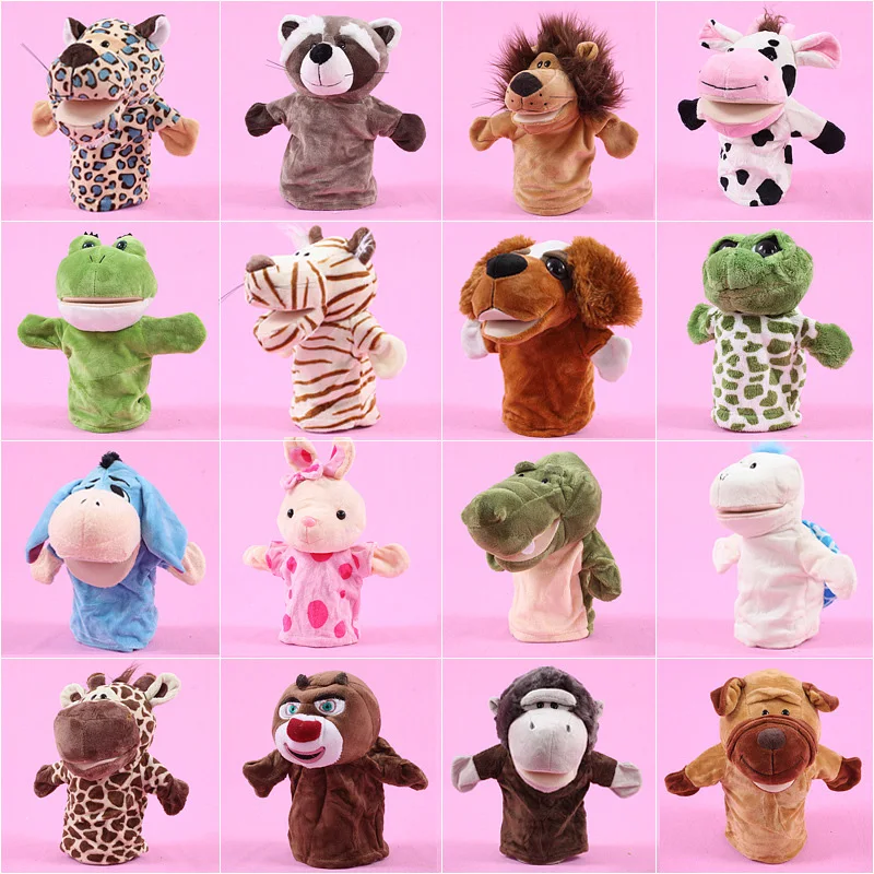 Classic Cute Carton Animal Plush Hand Puppet Toys Cartoon Elephant Rabbit Tiger Monkey Bear Animal Dolls Learning Baby Toy
Classic Cute Carton Animal Plush Hand Puppet Toys Cartoon Elephant Rabbit Tiger Monkey Bear Animal Dolls Learning Baby Toy