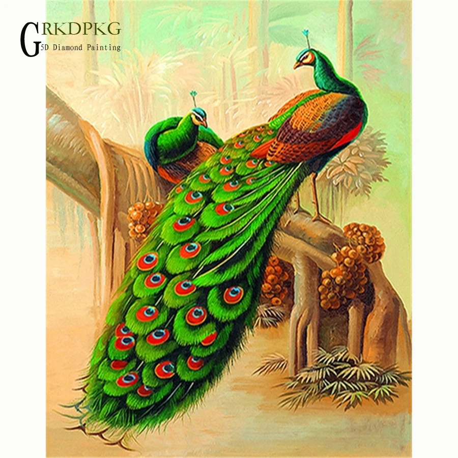 Two peacocks diy diamond painting full drill square diamond embroidery Cross stitch pictures of rhinestones Wedding decoration
Two peacocks diy diamond painting full drill square diamond embroidery Cross stitch pictures of rhinestones Wedding decoration