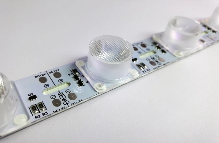 20 шт. * 100 см диффузные линзы алюминиевые светодиодные панели DC12V SMD3030 36 Вт жесткие