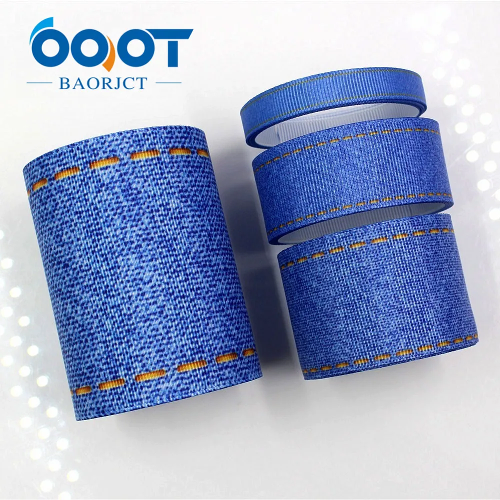 OOOT BAORJCT G 18524 298 10 ярдов 25/38 мм джинсовая серия печатные корсажные ленты DIY