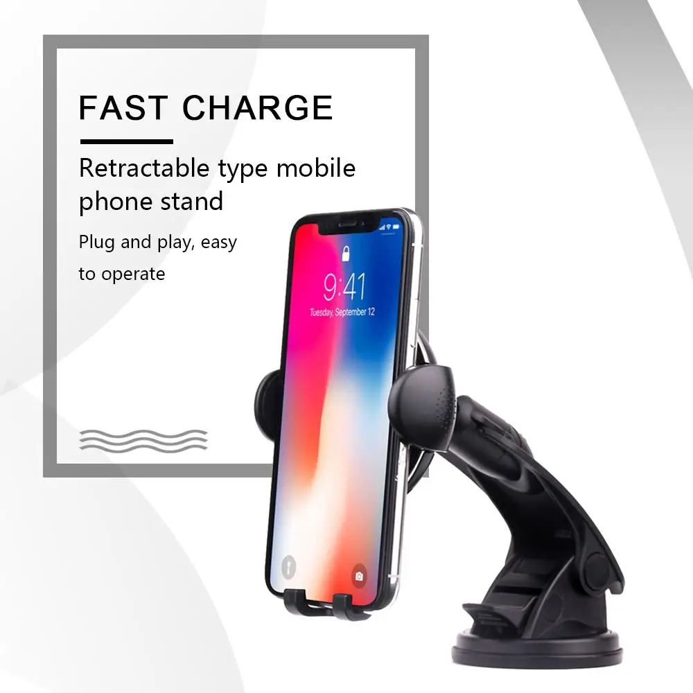 New 10W Hot Sale Dual-use Car Wireless Fast Charger For iPhone8 X Samsung Multi Function Car Phone Holder With Wireless Charging
New 10W Hot Sale Dual-use Car Wireless Fast Charger For iPhone8 X Samsung Multi Function Car Phone Holder With Wireless Charging
