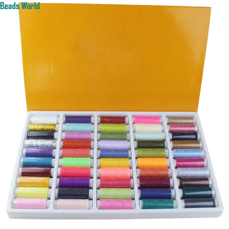 Sewing Thread Hand Sewing Promotions Spools 1 Set(50 Color) Polyester 150 Yard/Color Random Mixed Clothing DIY
Sewing Thread Hand Sewing Promotions Spools 1 Set(50 Color) Polyester 150 Yard/Color Random Mixed Clothing DIY