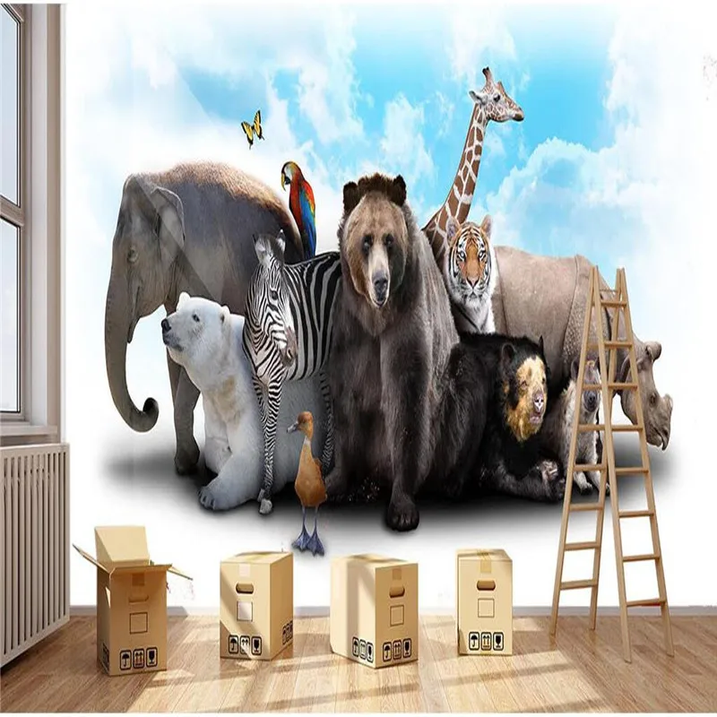 beibehang Large Custom Wallpapers 3D Animals Family Portrait Art Cafe Elegant Living Room Leisure Wallpaper Home Decoration
beibehang Large Custom Wallpapers 3D Animals Family Portrait Art Cafe Elegant Living Room Leisure Wallpaper Home Decoration