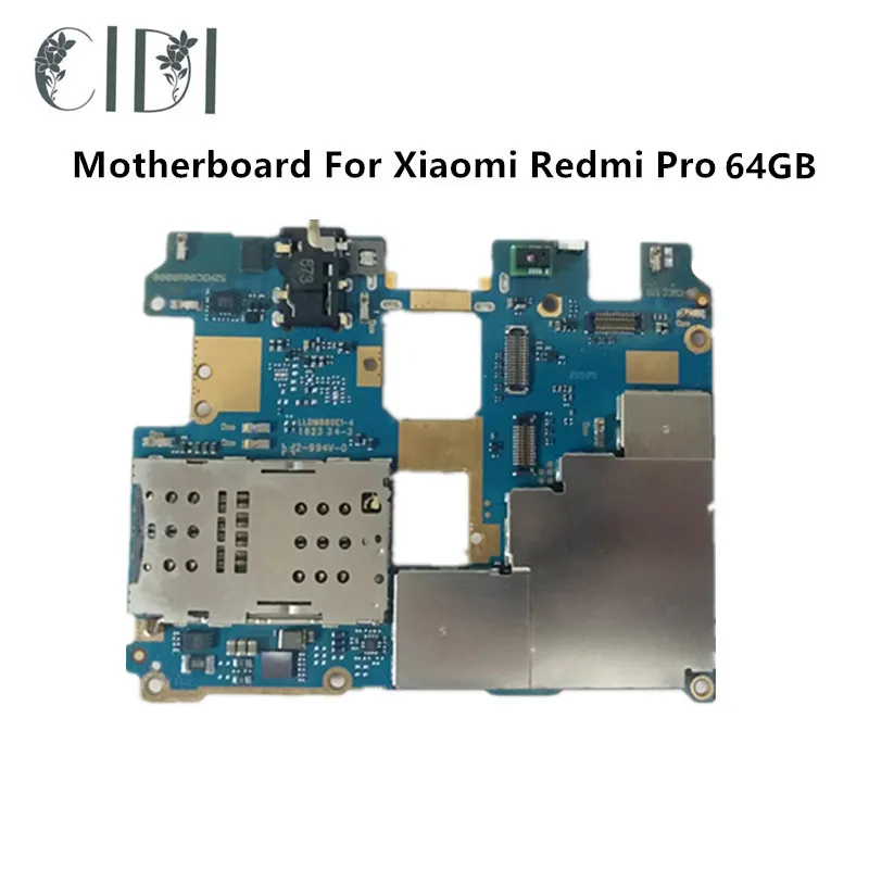 Full Working Unlocked For Xiaomi Redmi PRO 64GB Motherboard Logic Mother Circuit Board
Full Working Unlocked For Xiaomi Redmi PRO 64GB Motherboard Logic Mother Circuit Board