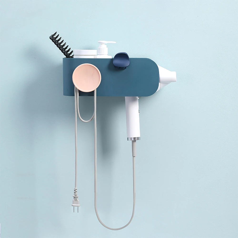 Punch-Free Hair Dryer Rack Wall-Mounted Storage Holder Strong Sucker Shelf Stand Comb Rack Bathroom Storage Organizer
Punch-Free Hair Dryer Rack Wall-Mounted Storage Holder Strong Sucker Shelf Stand Comb Rack Bathroom Storage Organizer